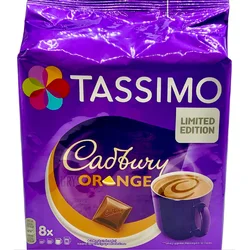 Jacobs Douwe Egberts Vroča čokolada Tassimo Cadbury Orange 8 kos