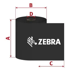 Zebra ZipShip 2300 trak, 84 mm x 74 m, TTR, vosek