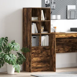 Highboard s ladicama Dimljeni hrast 45,5 x 34 x 127 cm