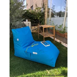Atelier del Sofa Lazy bag Tirkizni