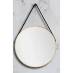 Ceramica lux Ogledalo alu-ram fi60,gold,touch-dimer pozadinski,sa kaišem- CL31/1 300025