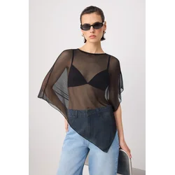 Trendyol Milla ženska bluza Twoss26Bz01040, crna