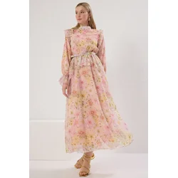 Trendyol Modest Ženska haljina Tctss25Eb00097, Šarena