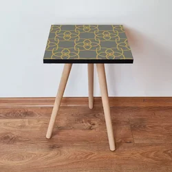 Hanah Home Klub sto Shp135, 35x42x35 cm, Sivi