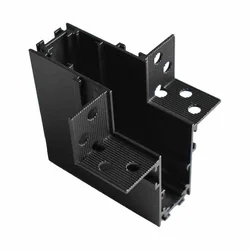 Ugradni ugaoni nosač MAGNETIC TRACK crni