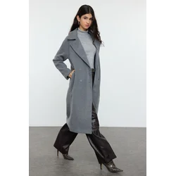 Trendyol Grey Oversize Coat