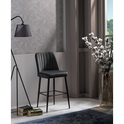 Hanah Home Set 2 barske stolice Crna