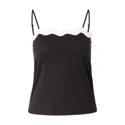 ABOUT YOU Top Roxane črna/bela