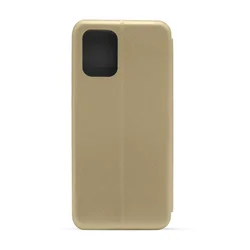 Maska za telefon ROYAL FLIP COVER za Samsung A91/A915F, Zlatna