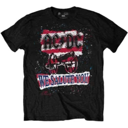 AC/DC Majica We Salute You Stripe Unisex Black L