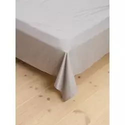 Satenski čaršav SANDRA 150x250 svetlo siva