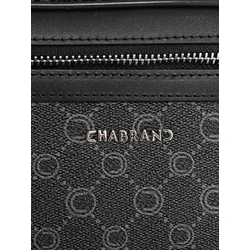 Chabrand Ročna torbica Chabrand Body-Bag Toile Enduite Cuir Noir črna