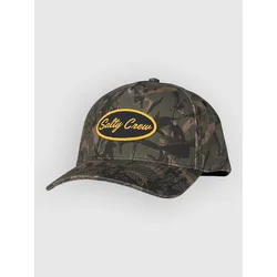 Salty Crew Upstream Strapback Cap olive camo