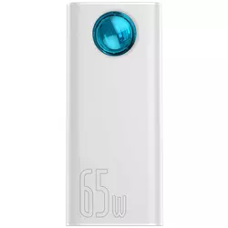 Powerbank Baseus Amblight, 30000mAh, QC 3.0, PD, 3A, 65W (white)