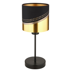 Globo 54046T - Stona lampa OR 1xE27/40W/230V, prečnik 16 cm, crna/zlatna