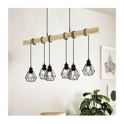 Eglo 44076 - Luster na sajli TOWNSHEND 6xE27/60W/230V