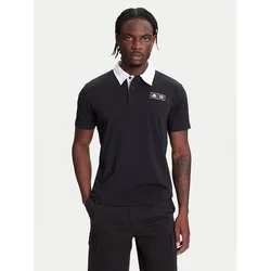 Kappa Polo majica Authentic Nilde 351R2IW Črna Regular Fit