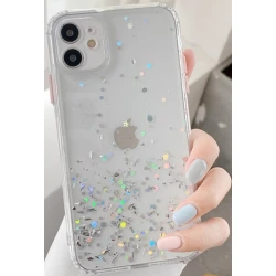 MCTK6-SAMSUNG S20 Furtrola 3D Sparkling star silicone Transparent