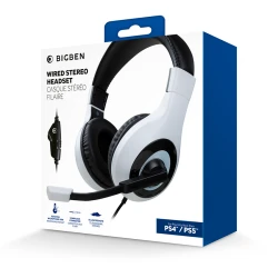 Slušalice BigBen Wired Stereo Headset - White Playstation 4 Playstation 5