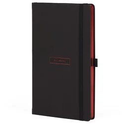 NOTES 13X21CM CRTE 96L S GUMICOM CASTELLI ALL METAL RED (CRNO/CRVENI)