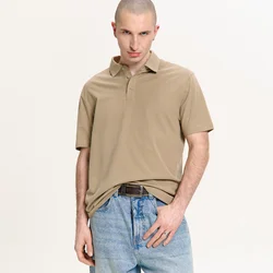 Cropp - Obična polo majica - BEŽ