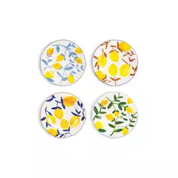 Komplet krožnikov &k amsterdam Plate Lemon Twig 20 cm 4-pack