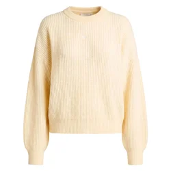 ROXY Pulover Loomed Horizon pastelno rumena