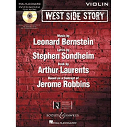 BERNSTEIN:WEST SIDE STORX PLAYALONG+CD VIOLIN