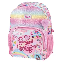 Play Školski ranac za devojčice Sweet vibes Pop trend, 35x28x20cm, Roze