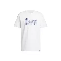 Adidas Muška majica M Photorl Crt T JZ7544, Okrugli izrez, Bela