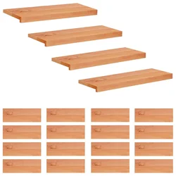 Vidaxl Stopnice 20 kos 80 x 25 x 2 cm Lak Trda bukovina