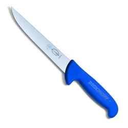 BLACKYDICK Raven mesarski nož 15 cm modre barve ErgoGrip