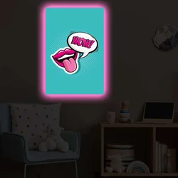 Zidna slika sa LED osvetljenjem 4570POPARTDACT-001, 45x70 cm