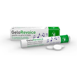 Gelorevoice Crna ribizla i mentol, 20 pastila