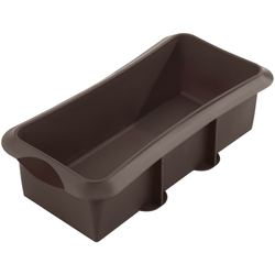 Silikonski kalup za polnozrnat kruh Lékué 28 cm rjava
