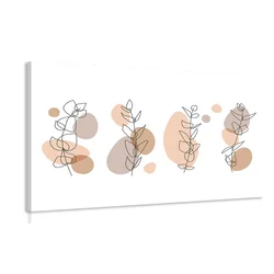 Slika minimalistično tihožitje rastlin - 150x100