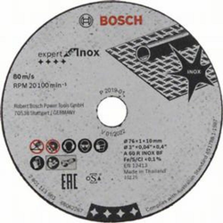 BOSCH rezna ploča Expert for Inox 76x1x10 mm za GWS 12V-76 pakovanje od 5 komada - 2608601520