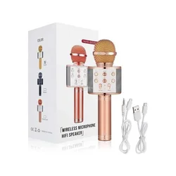 Comzie Mikrofon Bluetooth, roza