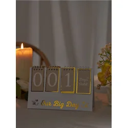 Sinsay - Svadbeni kalendar za odbrojavanje - belo