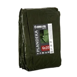 Zaščitna ponjava 6x10m debela zelena 120g/m2 66012