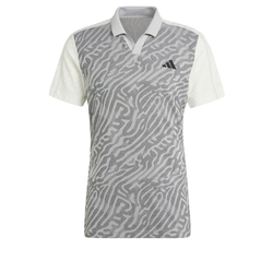 Muški teniski polo Adidas Tennis Airchill Pro Freelift Poloshirt - grey two/black/off white