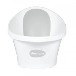 Shnuggle kadica za bebe do 12m, White/Grey