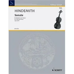HINDEMITH:SONATE OP.25/4 FOR VIOLA AND PIANO