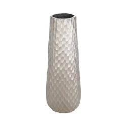 Eglo 421044 - Metalna vaza NILGAUT 40,5x14 cm srebrna