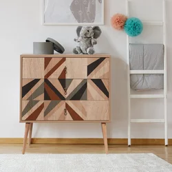 Aberto Design Komoda 80x89x40cm Šarena