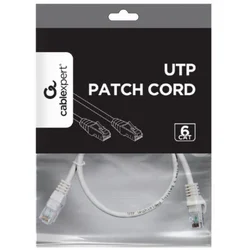 Gembird PP6U-CU-0.5M Mrezni kabl, CAT6 BAKARNI UTP Patch cord 0.5m grey