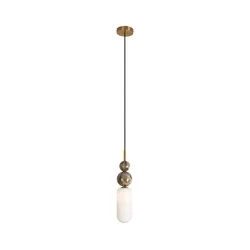 MAXLIGHT P0642 - Viseći luster NOVA na sajli, 1xG9/12W/230V, prečnik 12 cm, zlatan