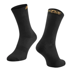 Force čarape elegant duge, crno-zlatne s-m / 36-41 ( 9009141 )