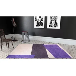 Conceptum Hypnose Tepih Ada Gönül -AL 344, 140x190 cm, Krem-ljubičasti