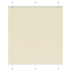 Plisirana roleta krem 120x100 cm širina tkanine 119,4 cm